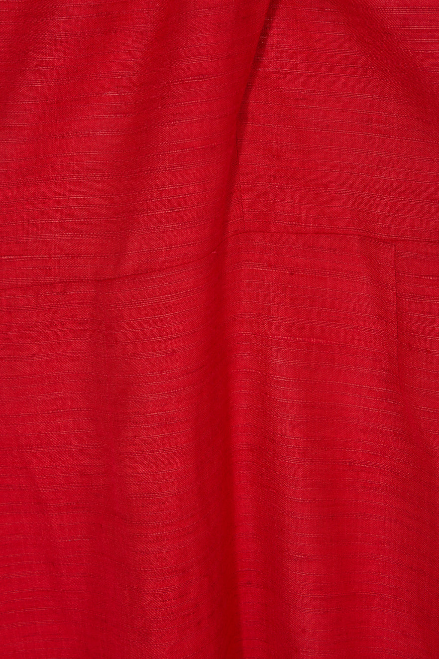 Vestido Khadi Rojo 100% Algodón