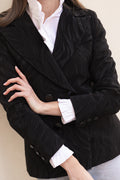 Chaqueta Sera Jacquard Negra
