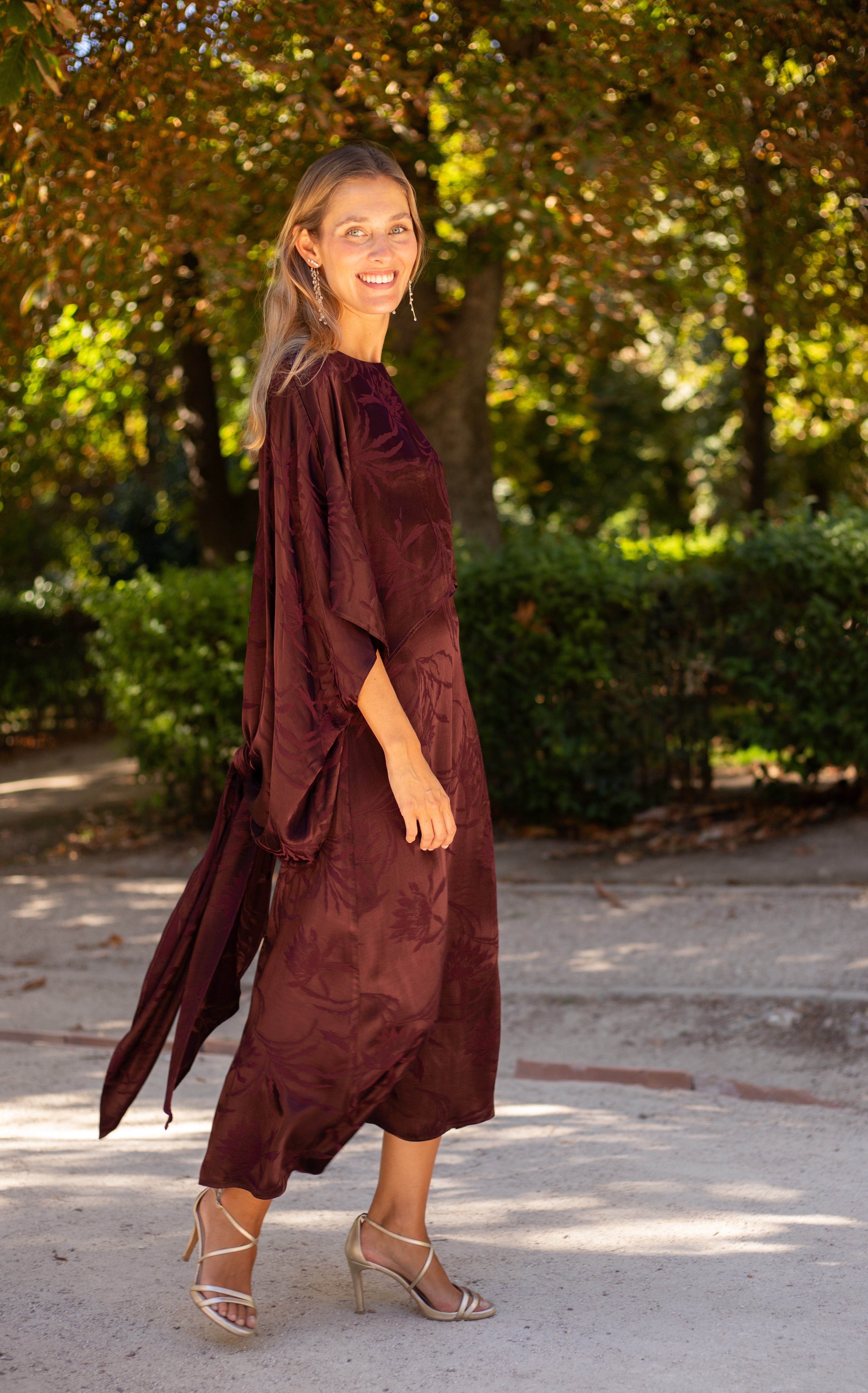 Vestido Beyoglu Burgundi