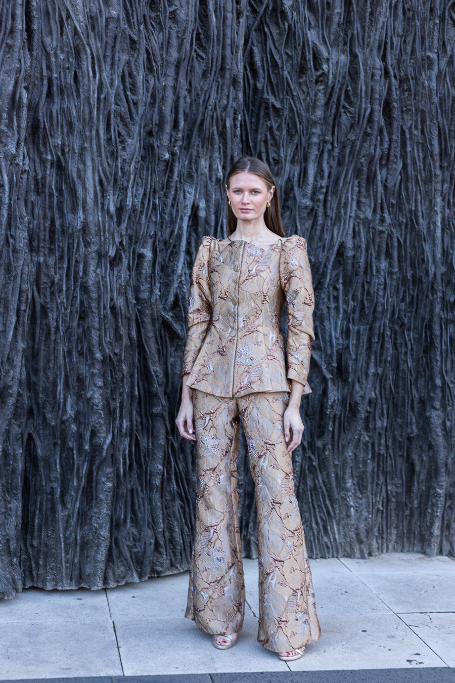 Traje de Chaqueta Gálata Mármol