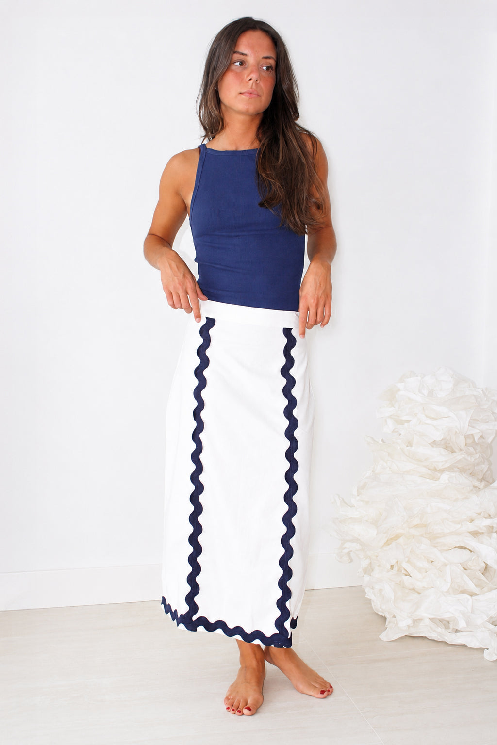 Falda Sinu Azul Marino
