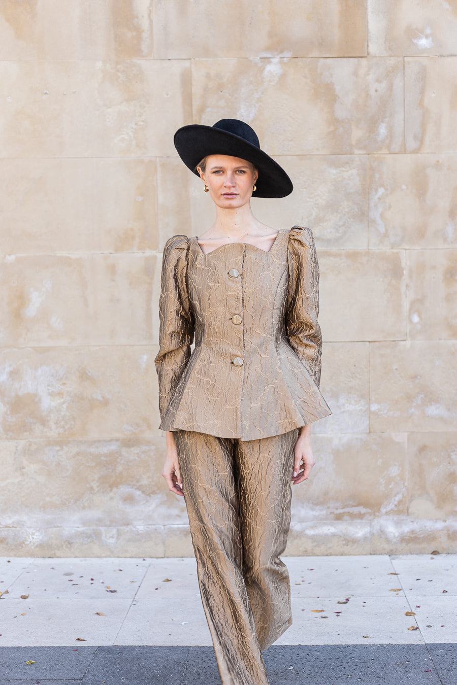 Traje de Chaqueta Gálata Champagne