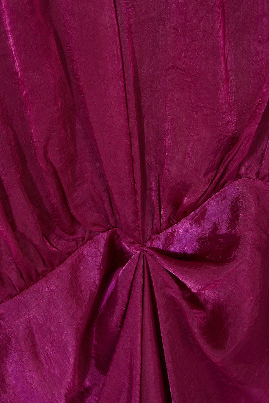 Vestido Varkala Rosa Seda