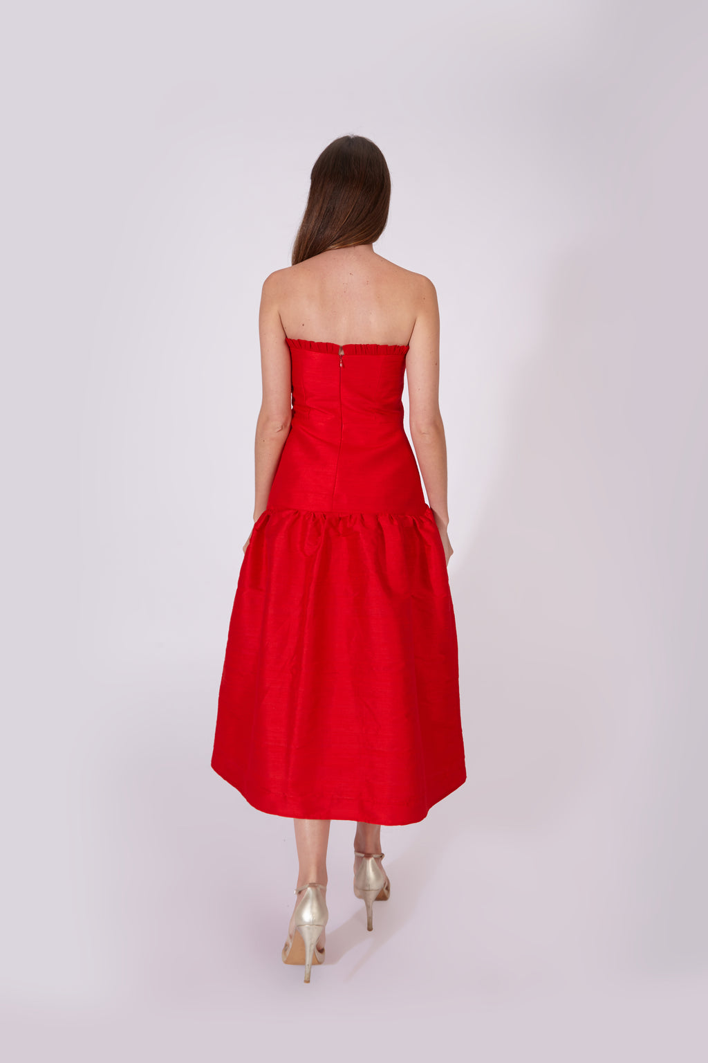 Vestido Savage Rojo 100% Seda