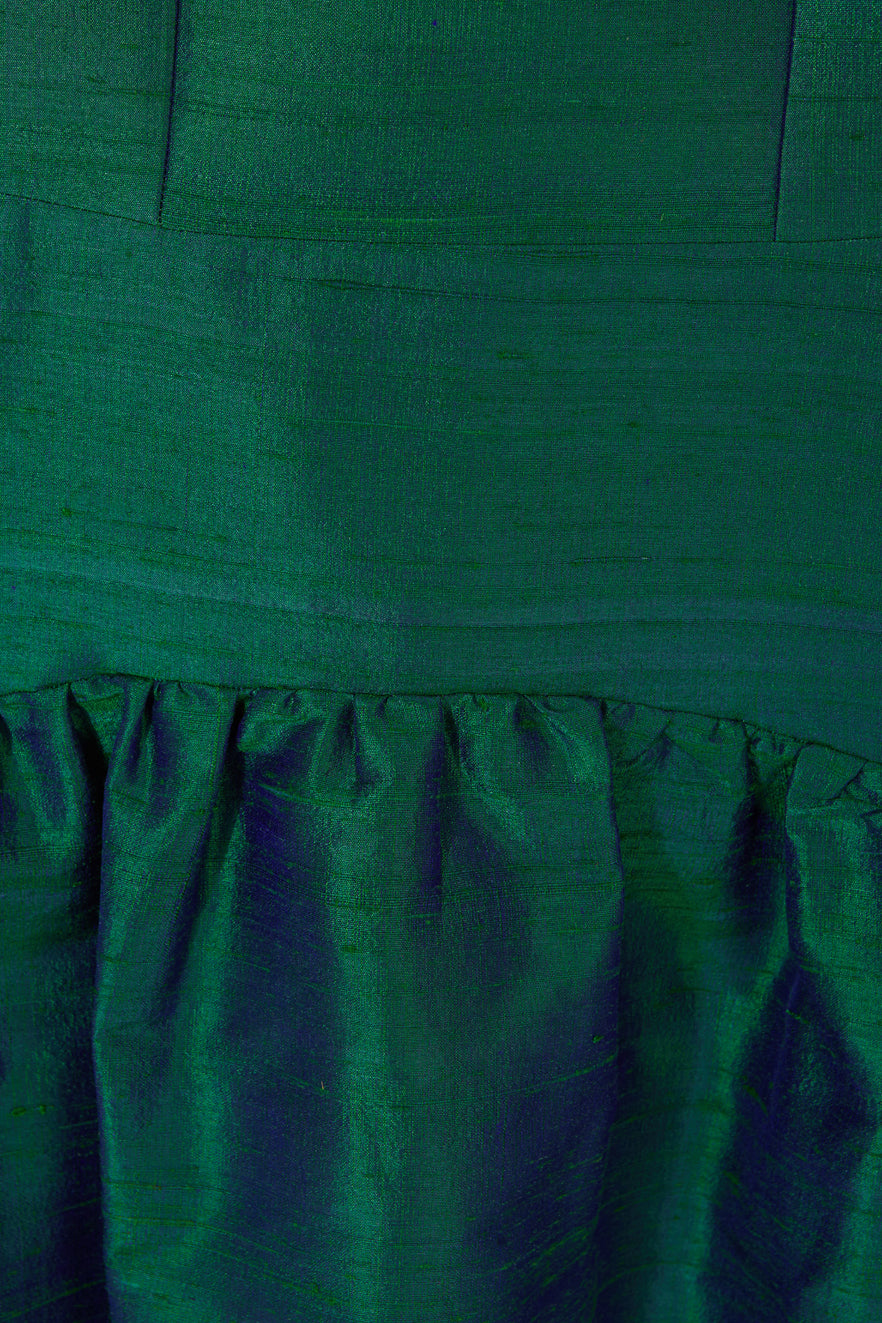 Vestido Savage Verde 100% Seda