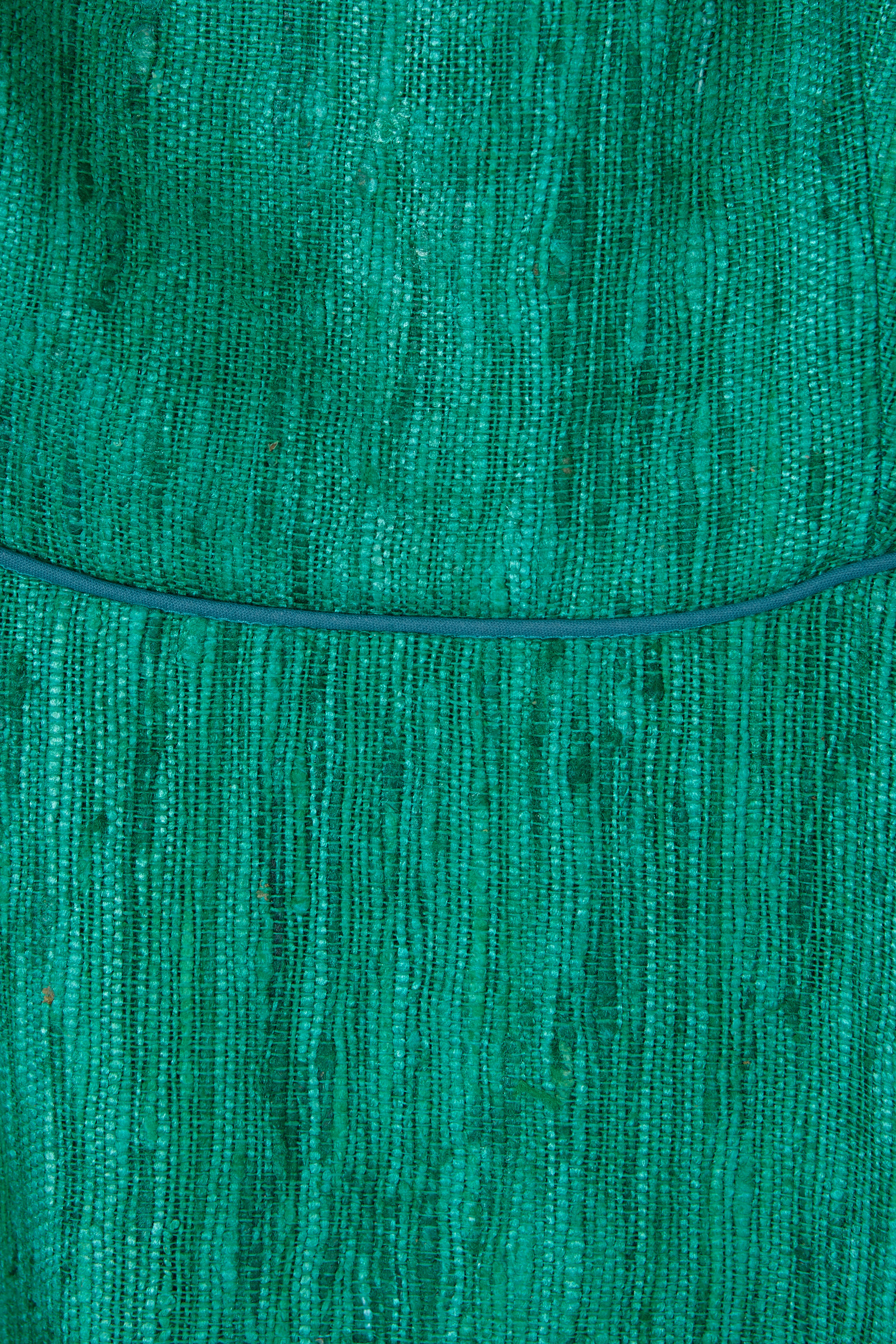 Vestido Kanchi Verde Esmeralda 100% Seda