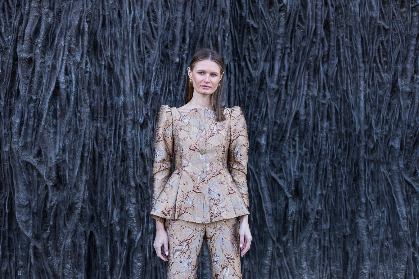 Traje de Chaqueta Gálata Mármol