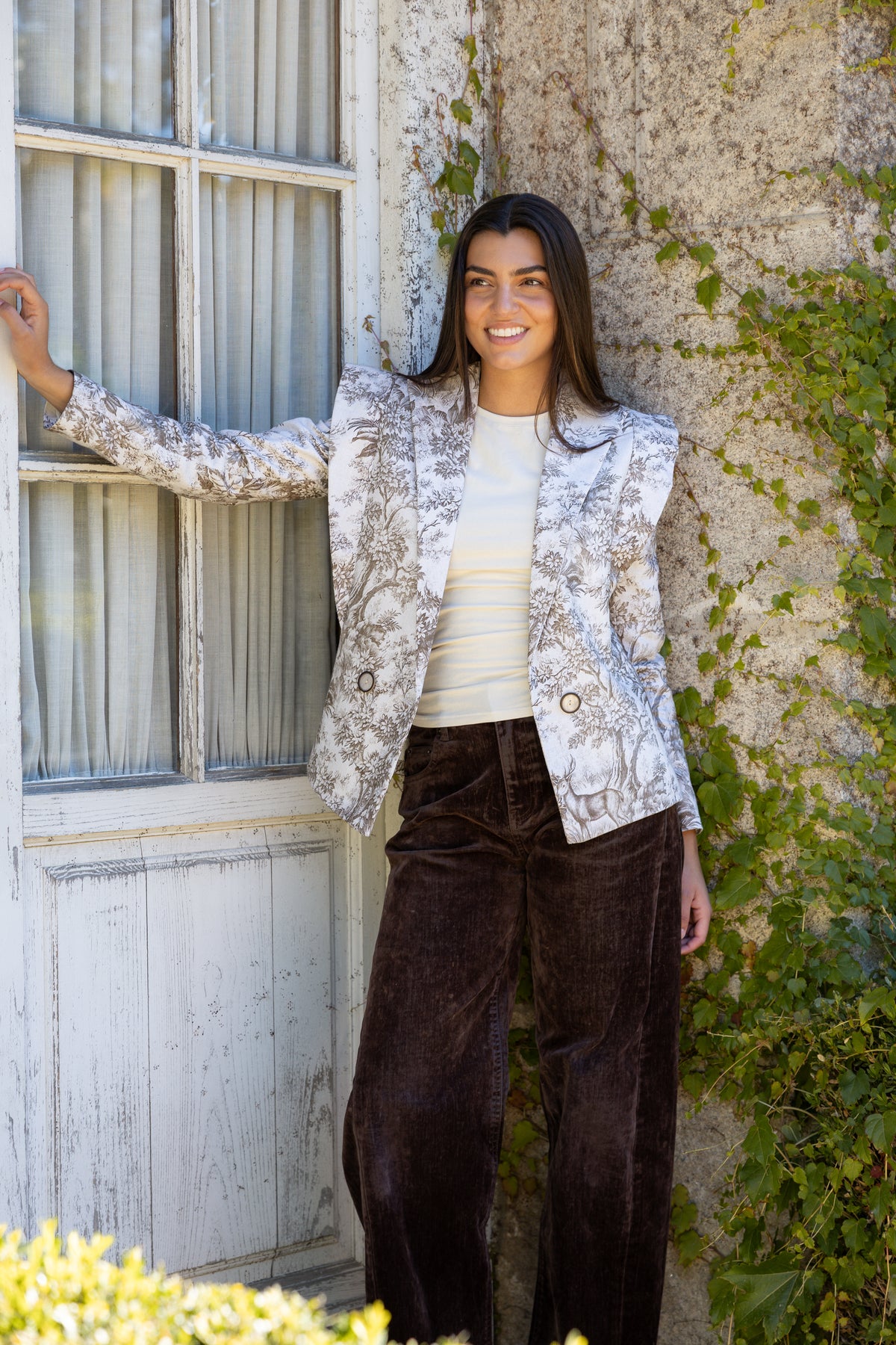 Chaqueta Nara Toile